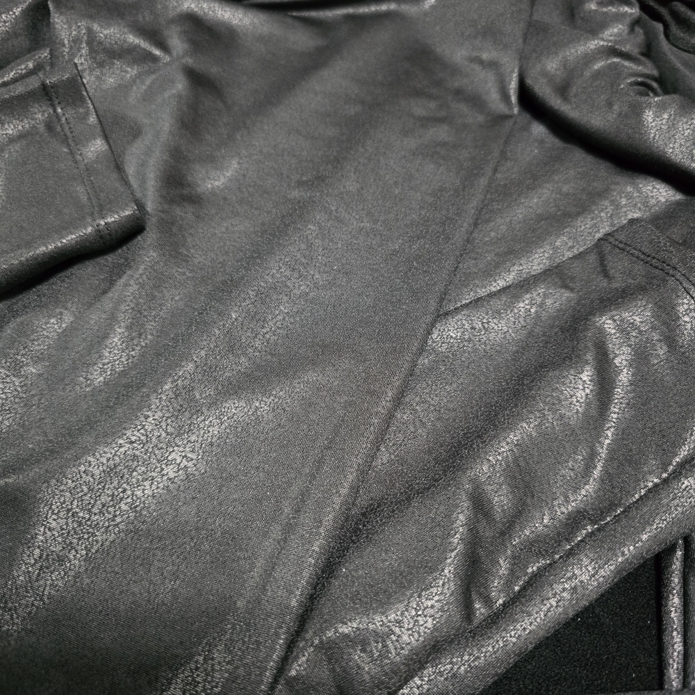 Ardene Washed Faux Leather Black Leggings - Picture 7 of 8